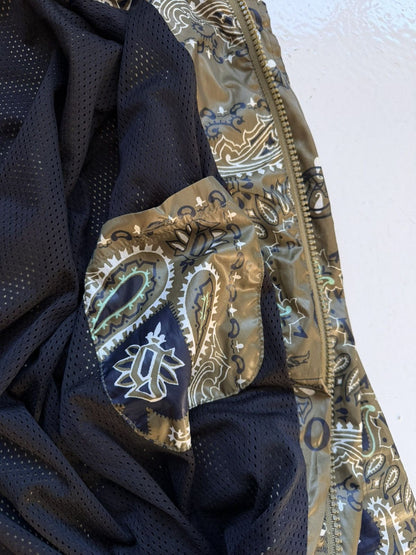John Galliano newspaper print windbreaker jacket