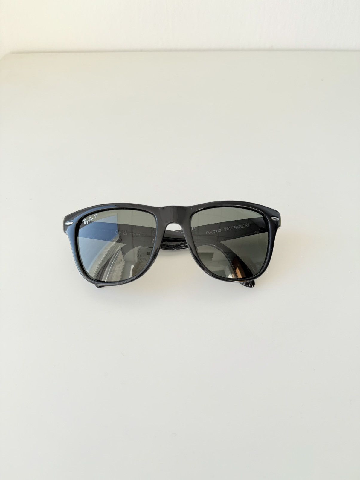 Ray Ban RB4105 folding wayfarer polarized sunglasses