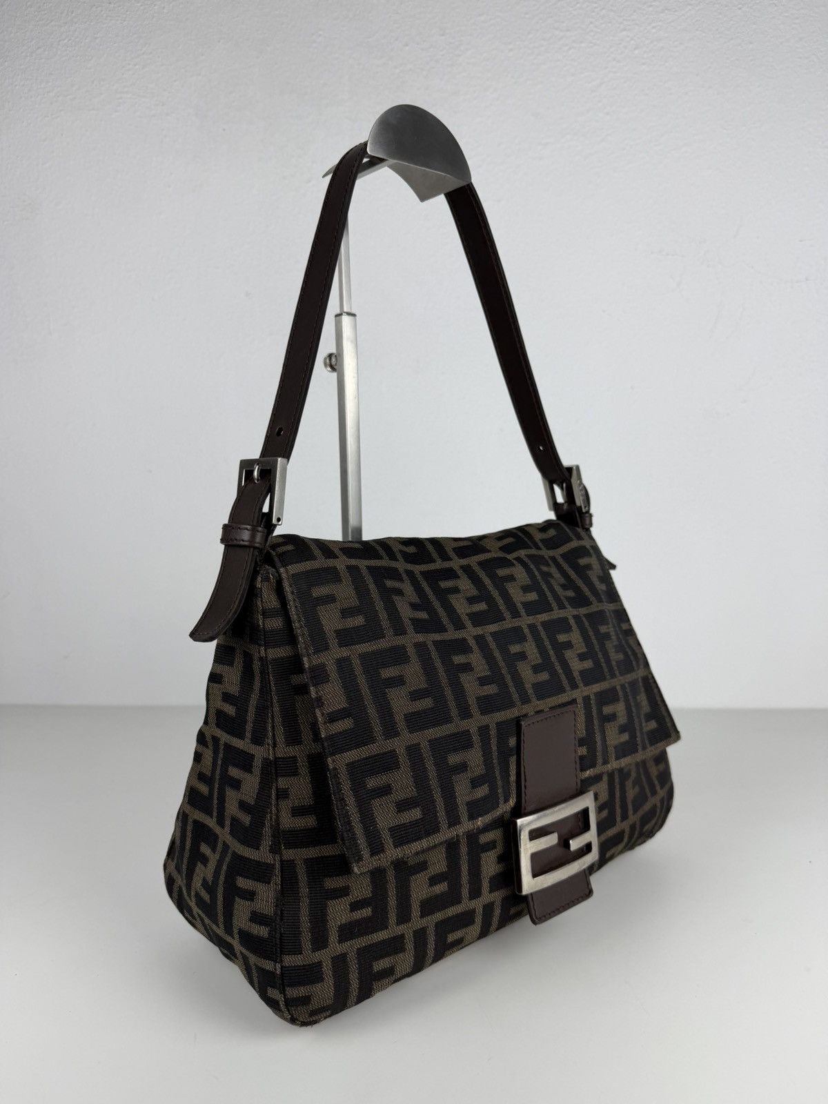 Vintage Fendi zucca monogram mamma baguette