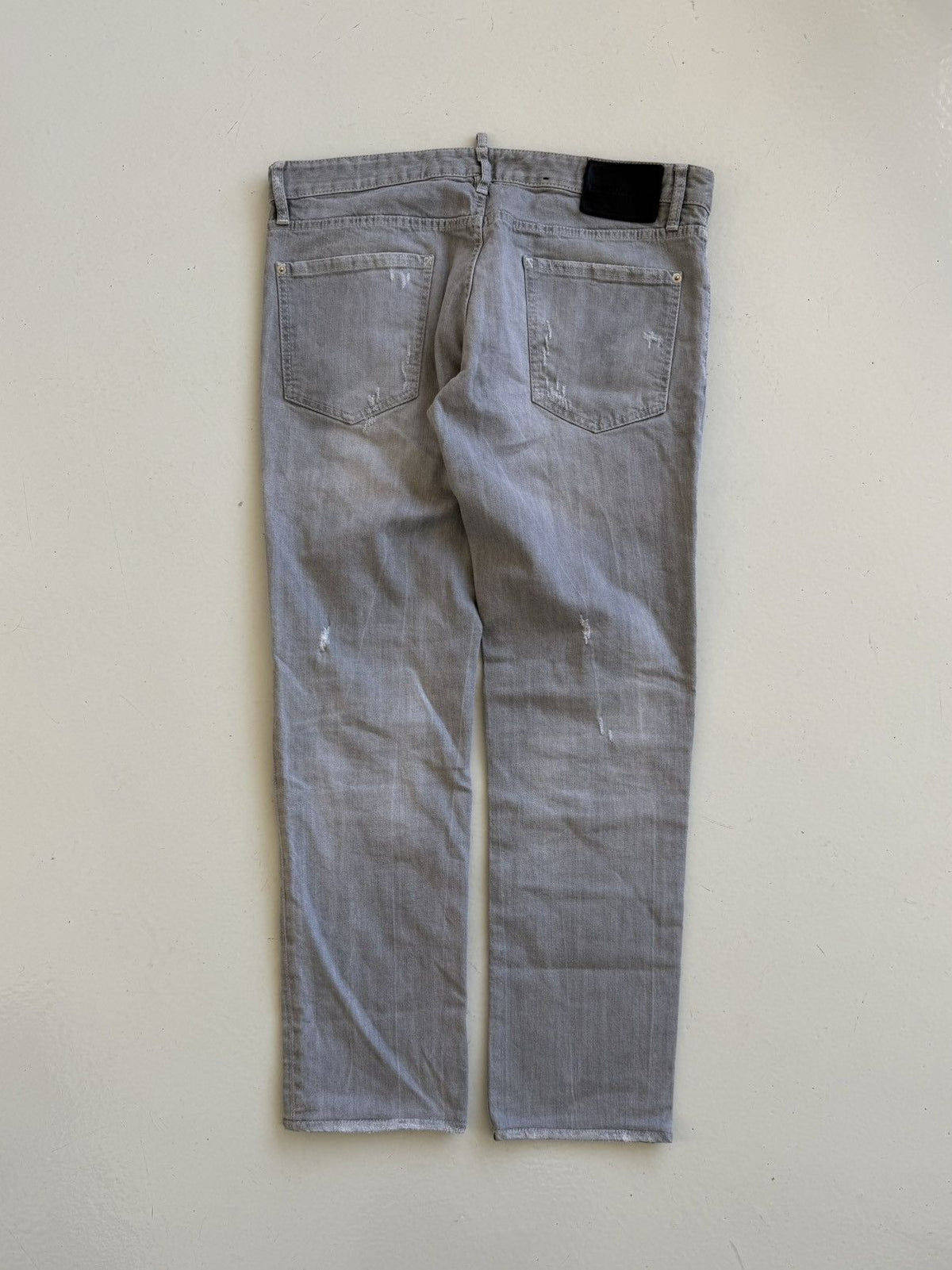 Dsquared2 distressed gray slim jeans