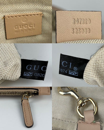 Gucci GG monogram canvas tote bag with pouch