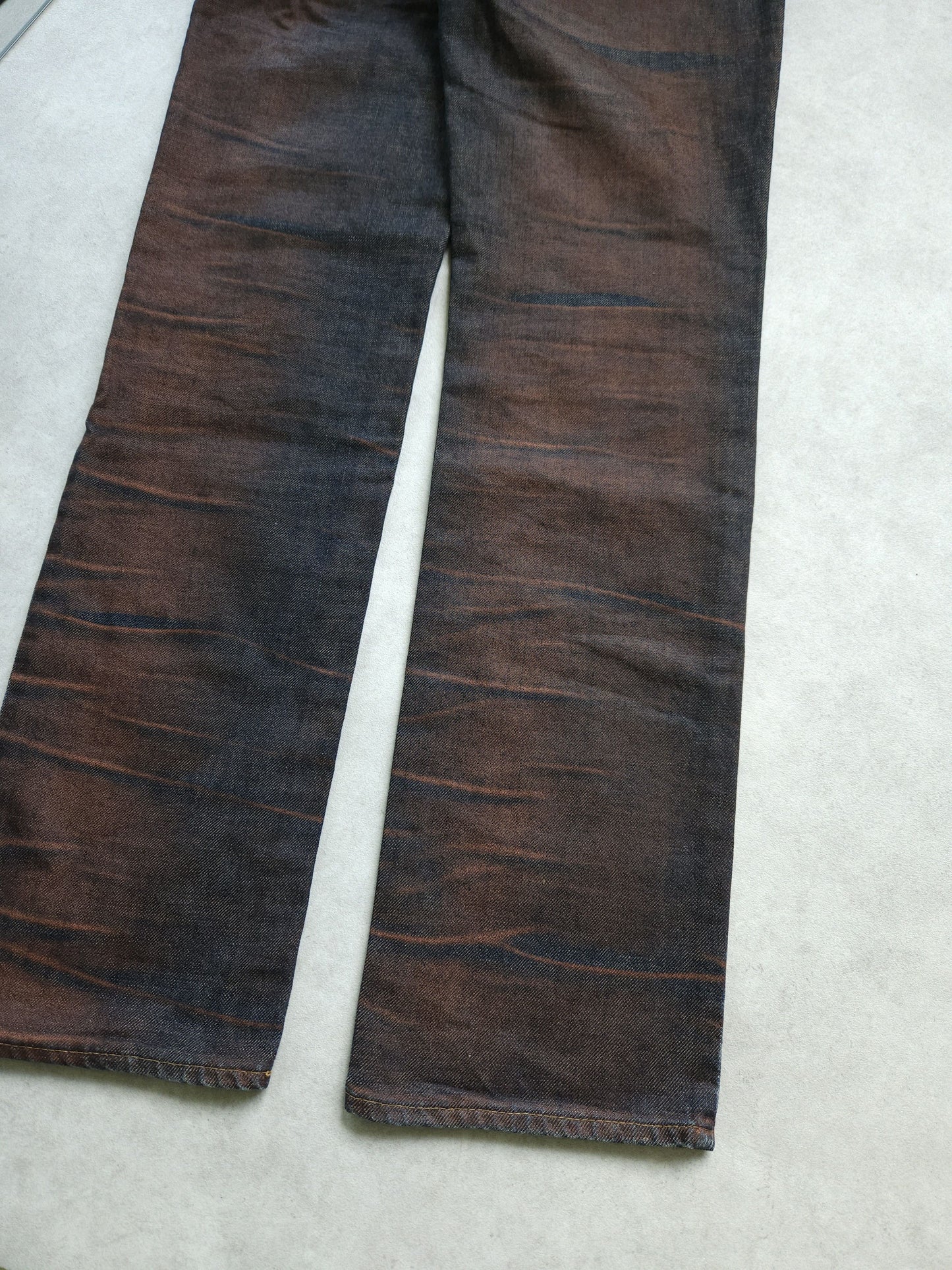 Archive y2k just cavalli overdyed slim denim
