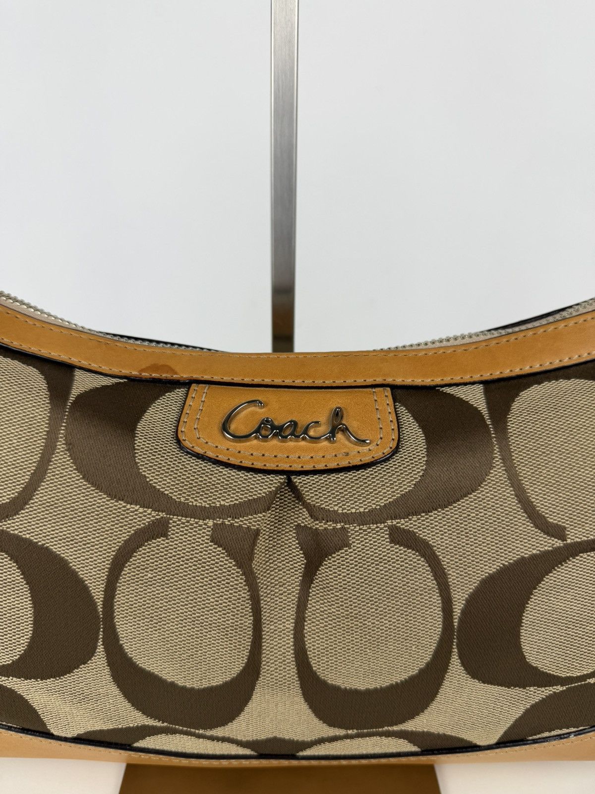 Coach signature small hobo bag