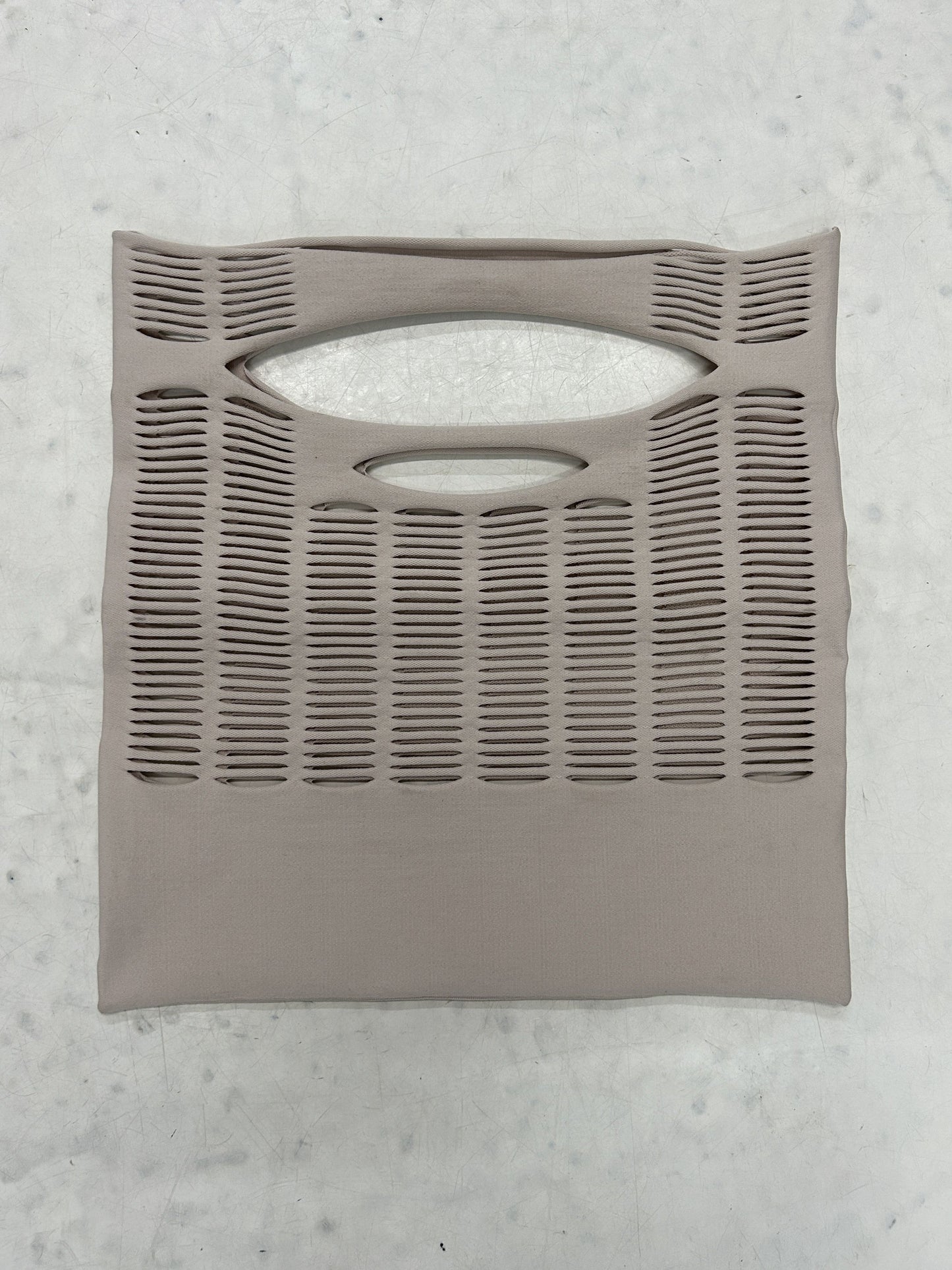 Good Goods issey miyake mokko poly square cutout tote bag