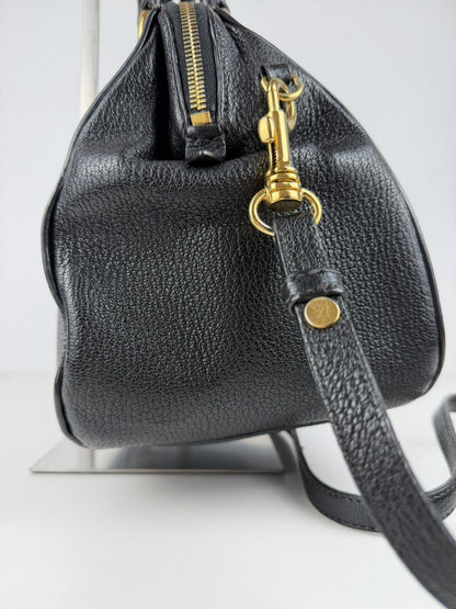 Miu miu madras leather mini boston bag