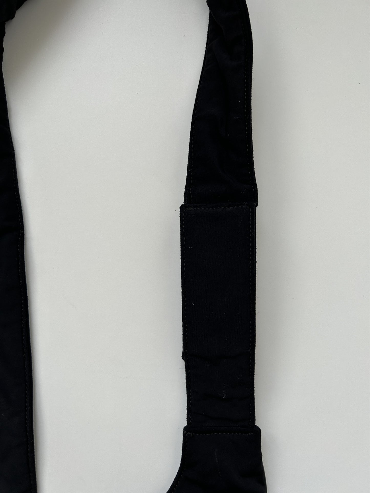 Archive AW1999 miu miu leather nylon crossbody/ sling bag