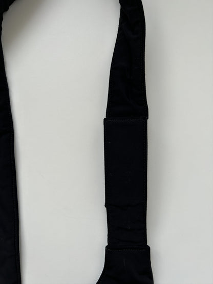 Archive AW1999 miu miu leather nylon crossbody/ sling bag