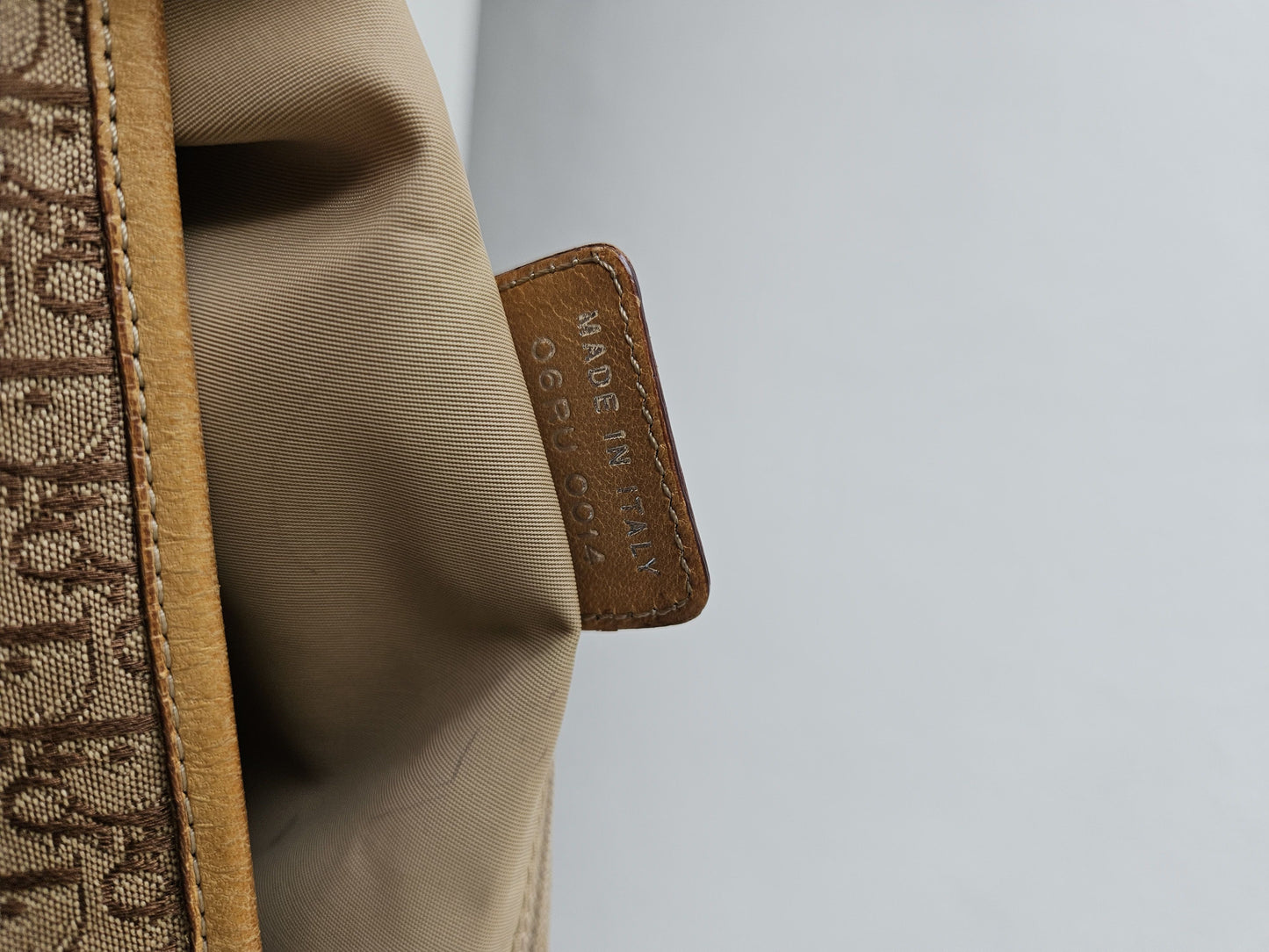 Y2k Dior by John Galliano trotter oblique monogram tote