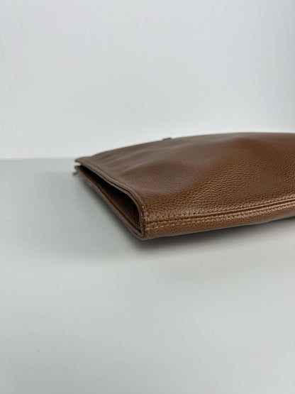 Longchamp leather laptop bag