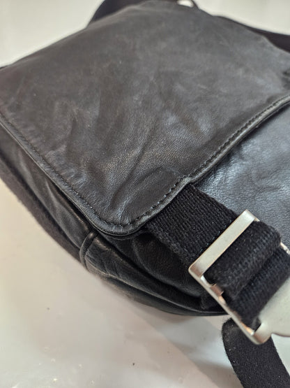 Y's Yohji Yamamoto leather shoulder/ crossbody bag