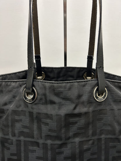 Vintage y2k fendi ff zucchino monogram tote bag