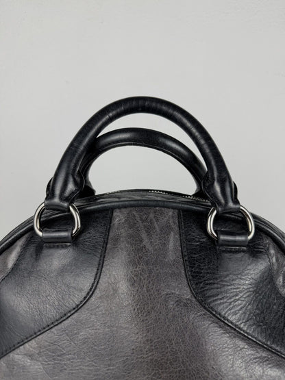 Miu Miu leather bowling bag