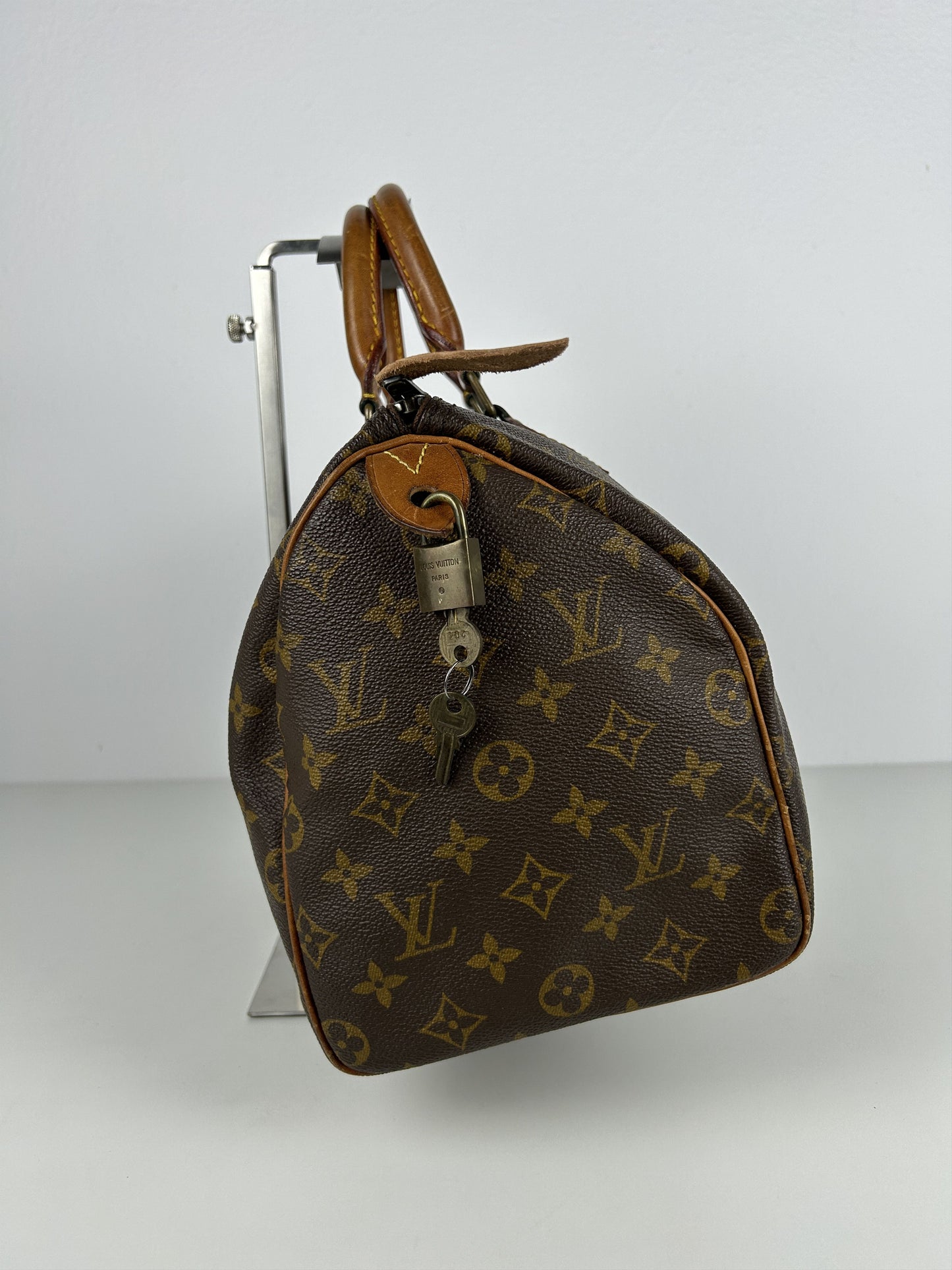 Vintage 80s Louis Vuitton monogram speedy 30 mini boston bag