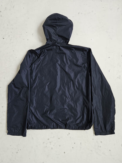 Prada sport art scg59h nylon chest logo hooded windbreaker