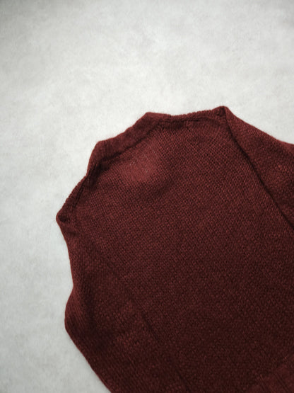 Prada mohair knit in burgundy