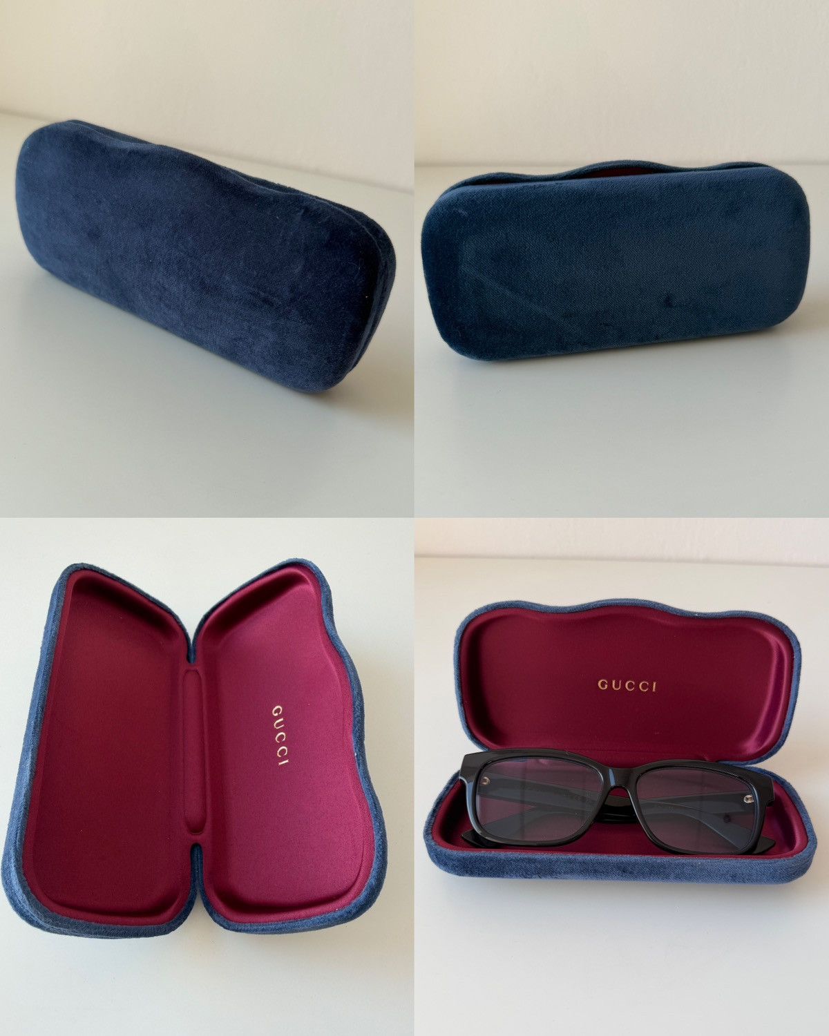 Gucci GG1341O sunglasses with blue tint lenses