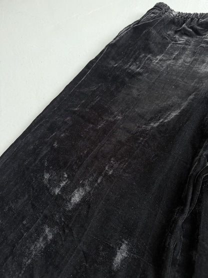 SS1994 tricot comme des garcons wide leg velvet pants