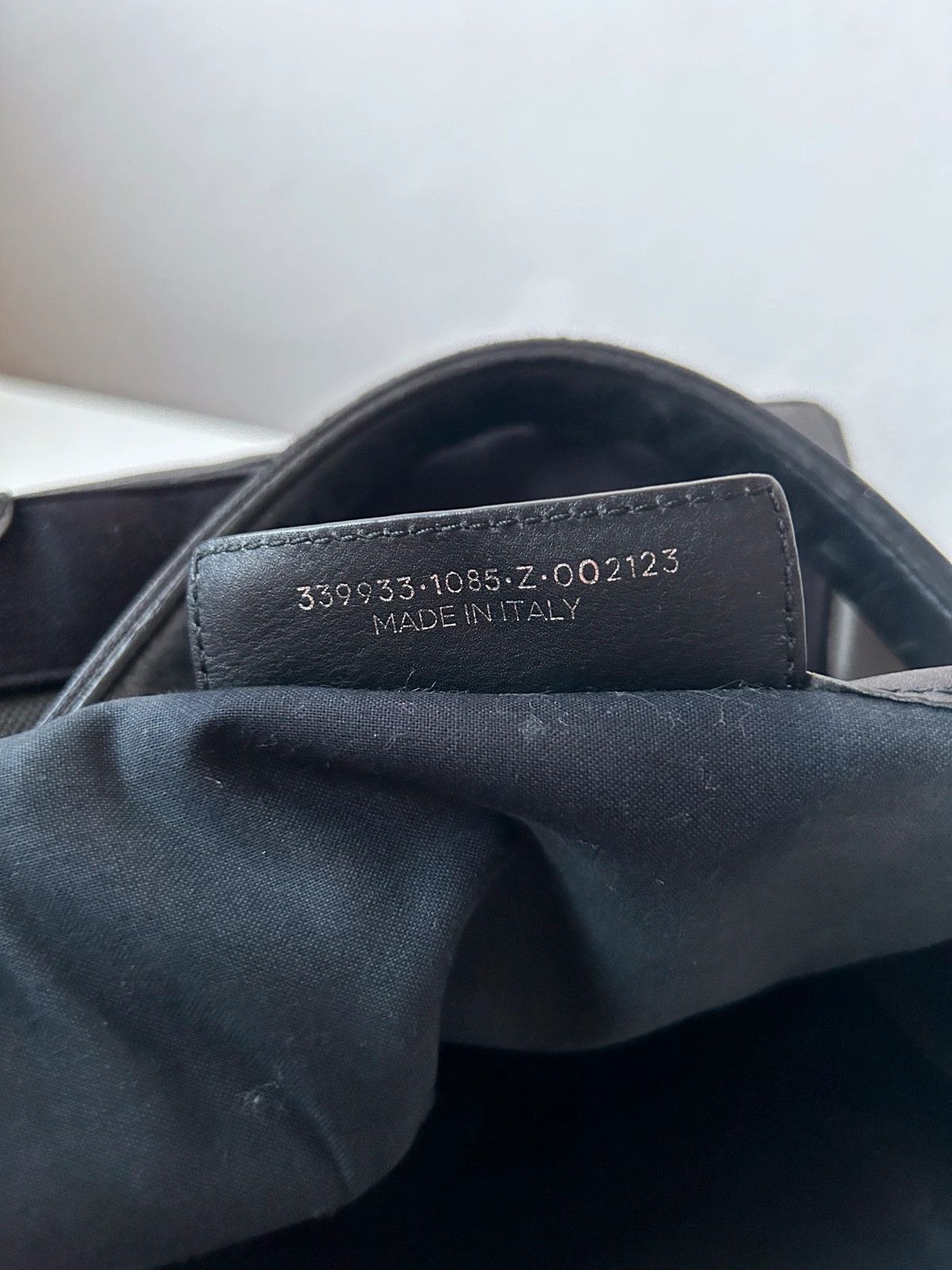 Balenciaga navy cabas logo tote bag small