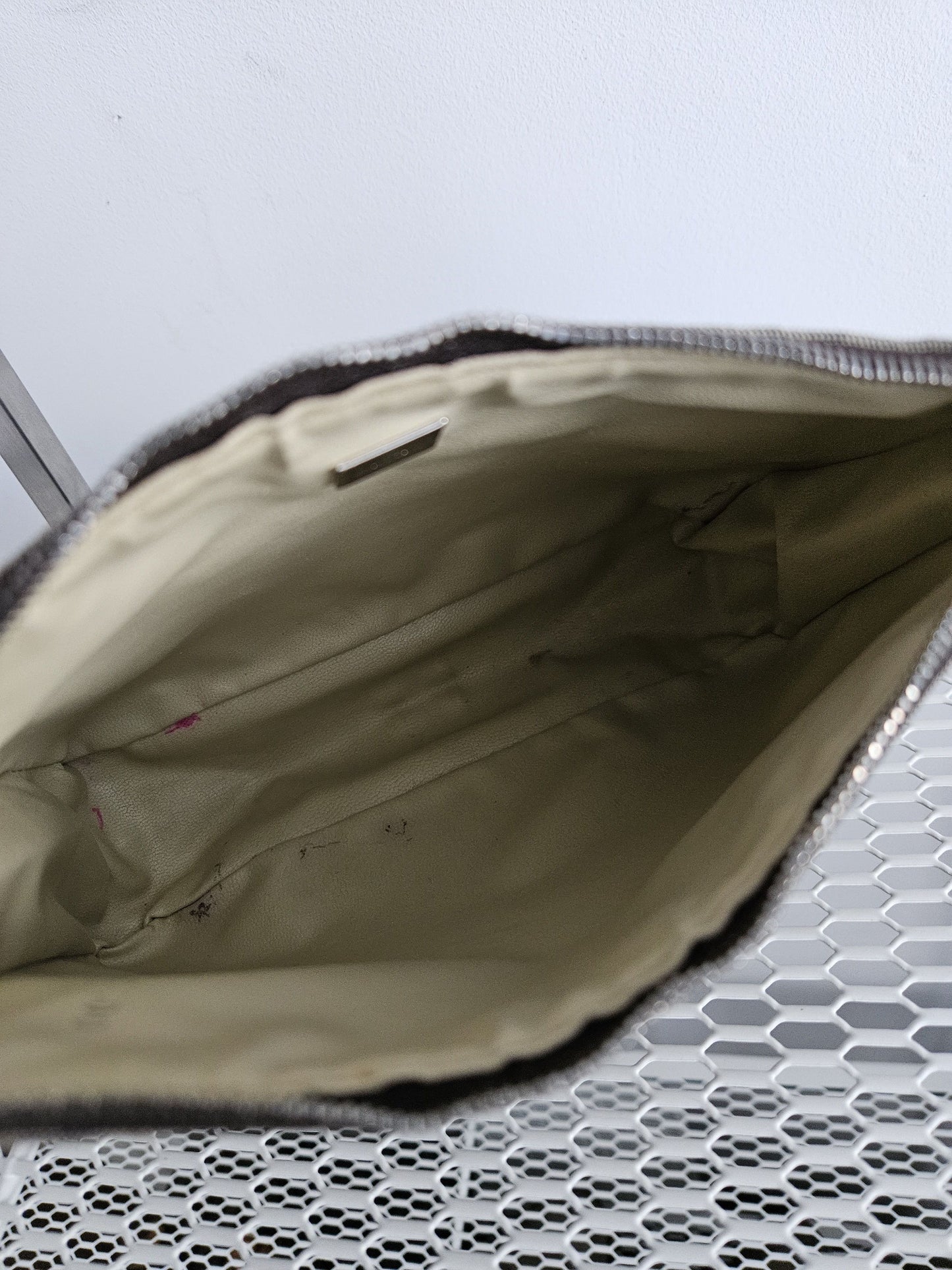 Fendi zucchino ff monogram canvas mini bag pochette