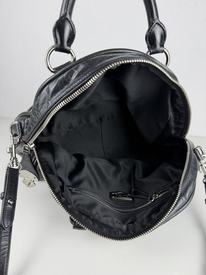 Miu Miu leather bowling bag