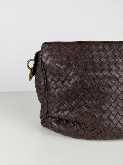 Bottega Veneta intrecciato leather shoulder/ crossbody bag