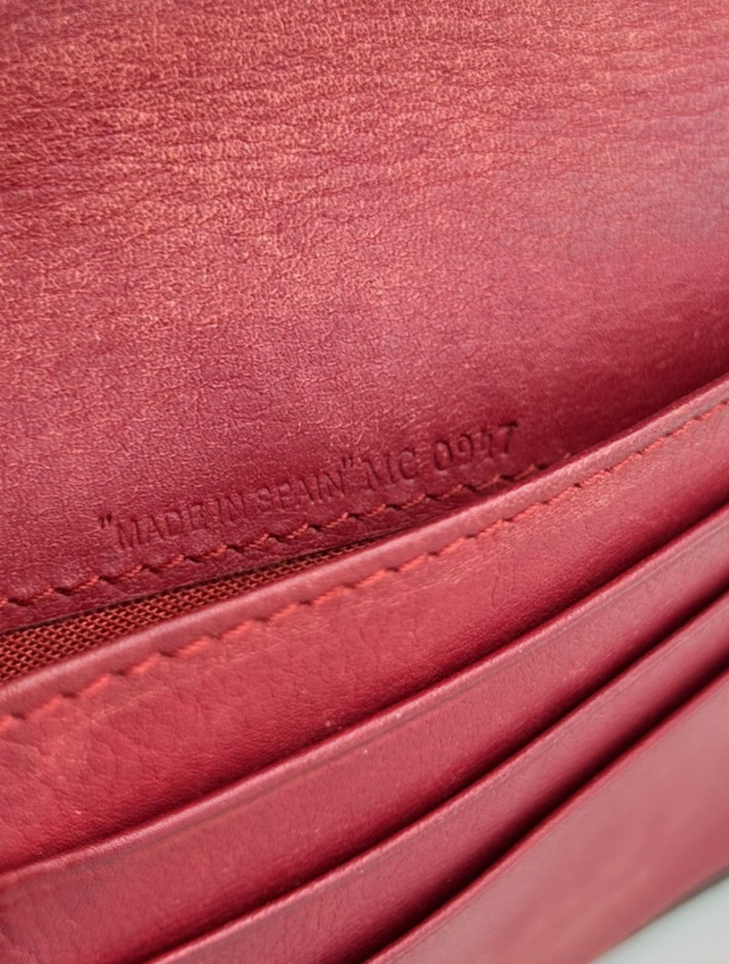 Vintage 90s Dior leather bifold wallet