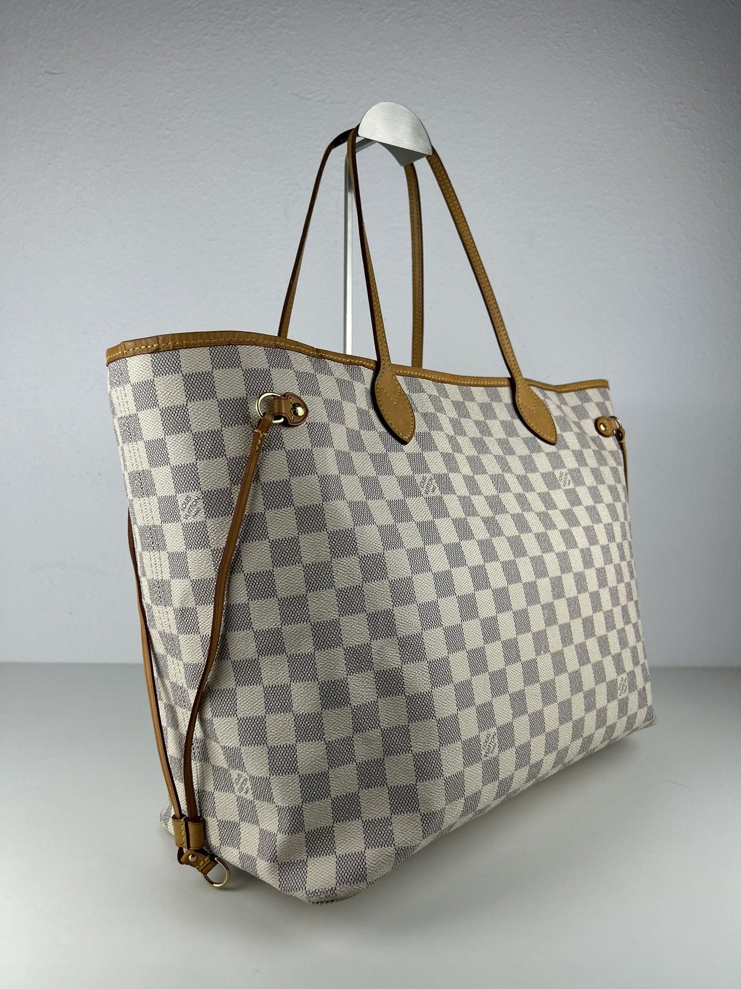 Louis Vuitton damier azur neverfull gm tote bag