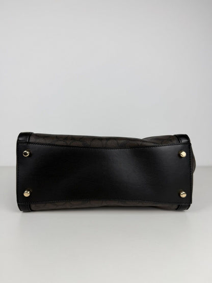 Coach kailey carryall signature monogram tote bag