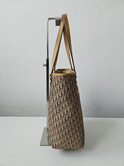 Y2k Dior by John Galliano trotter oblique monogram tote