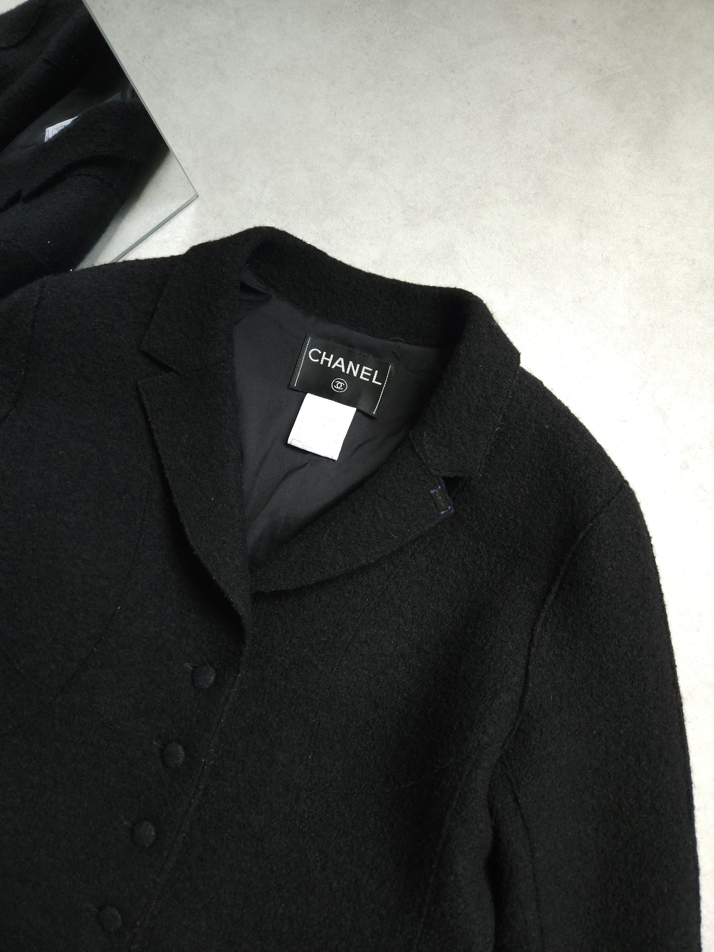 AW1999 Chanel wool tweed blazer