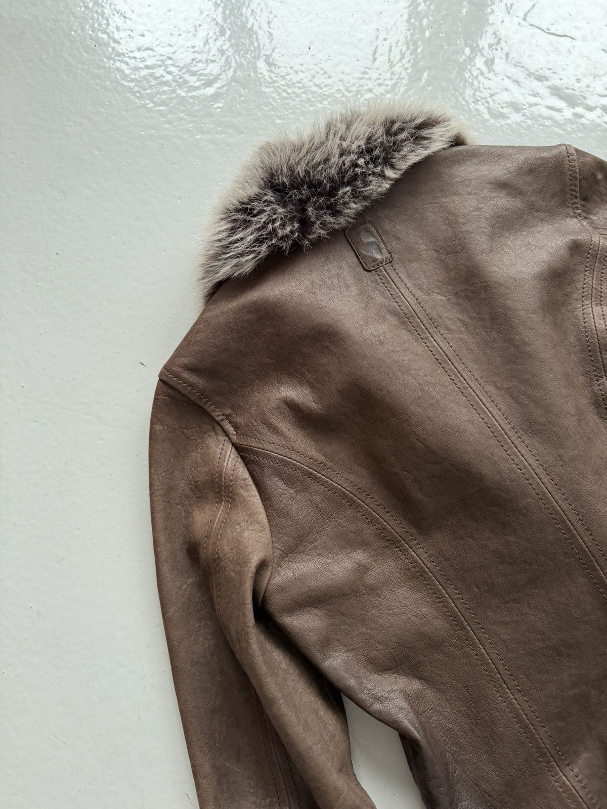 Marlboro Classics shearling afghan/ penny lane short coat
