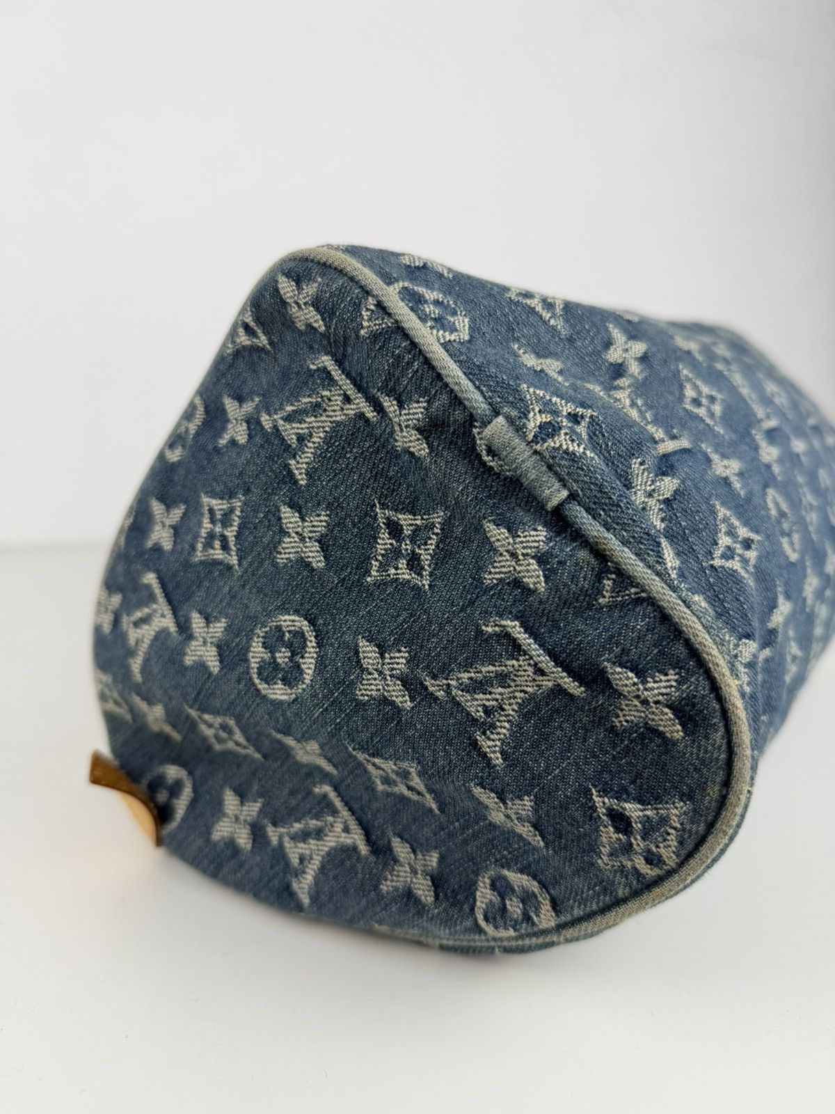 Louis Vuitton monogram denim neo speedy mini Boston bag
