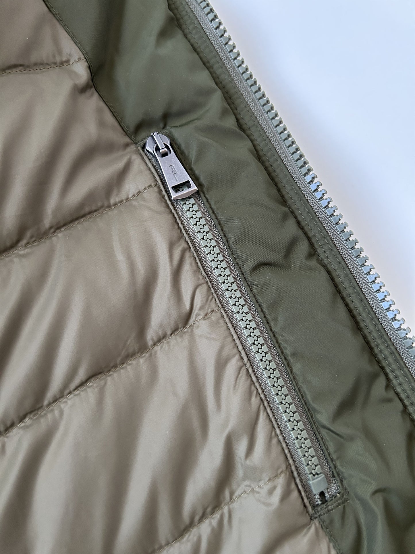 Ralph lauren hooded light puffer jacket