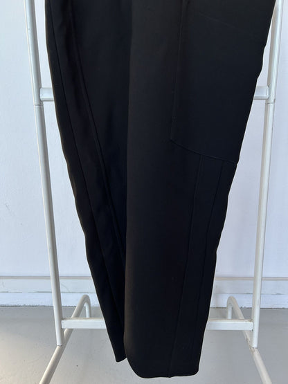Victoria Beckham black cocoon midi dress