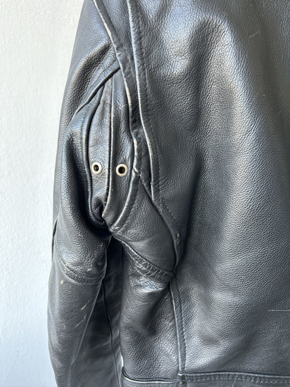 Vintage ramones biker leather jacket