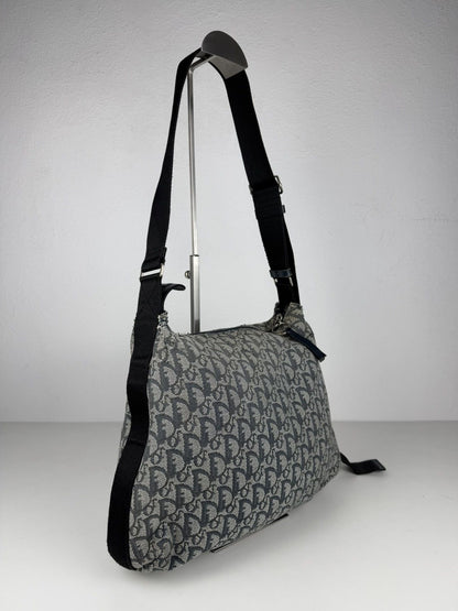Vintage y2k dior trotter monogram canvas messenger bag