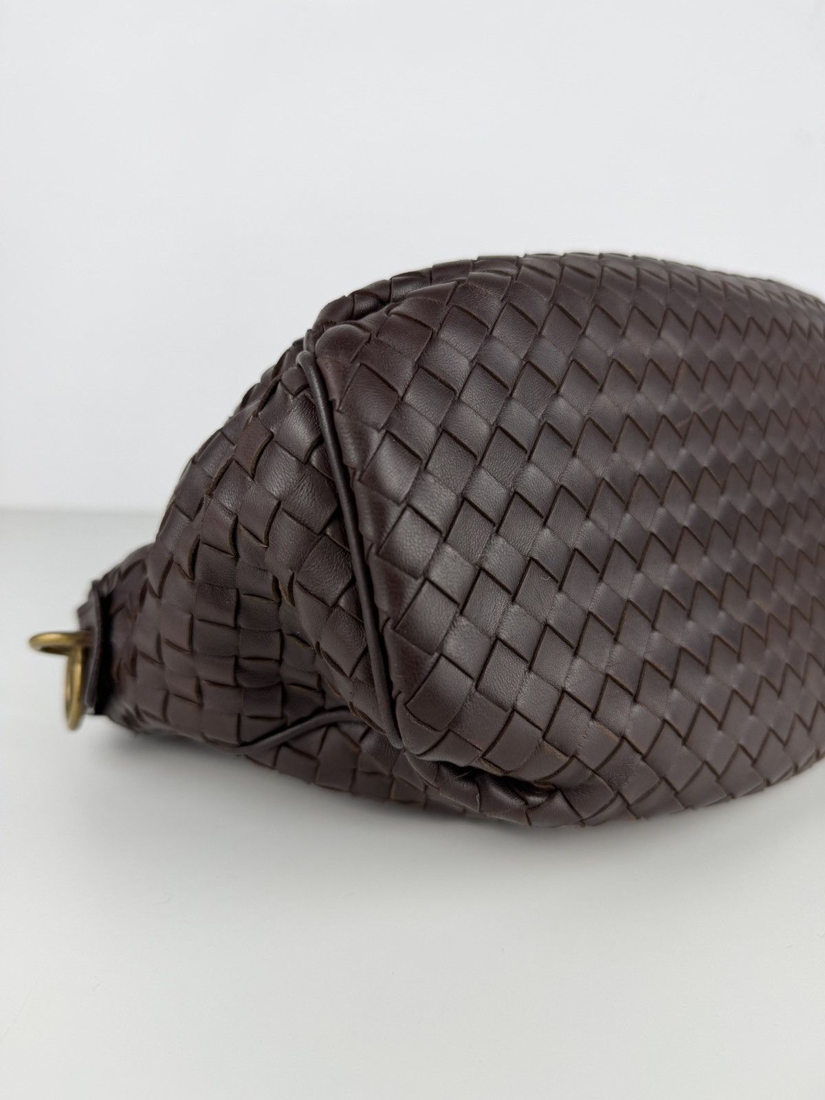Bottega Veneta intrecciato leather shoulder/ crossbody bag