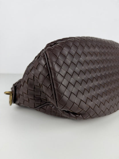 Bottega Veneta intrecciato leather shoulder/ crossbody bag