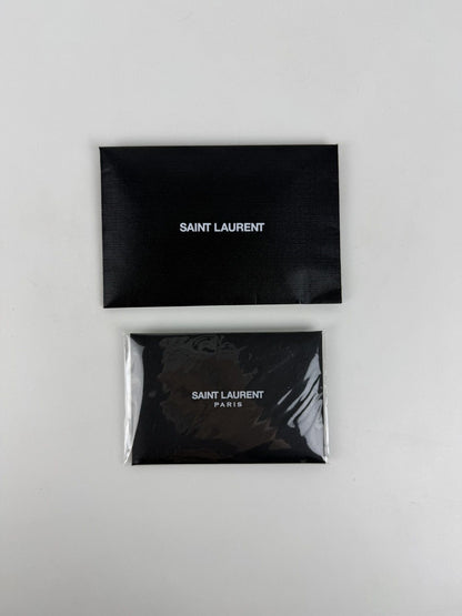 2021 Saint Laurent croc embossed leather city backpack