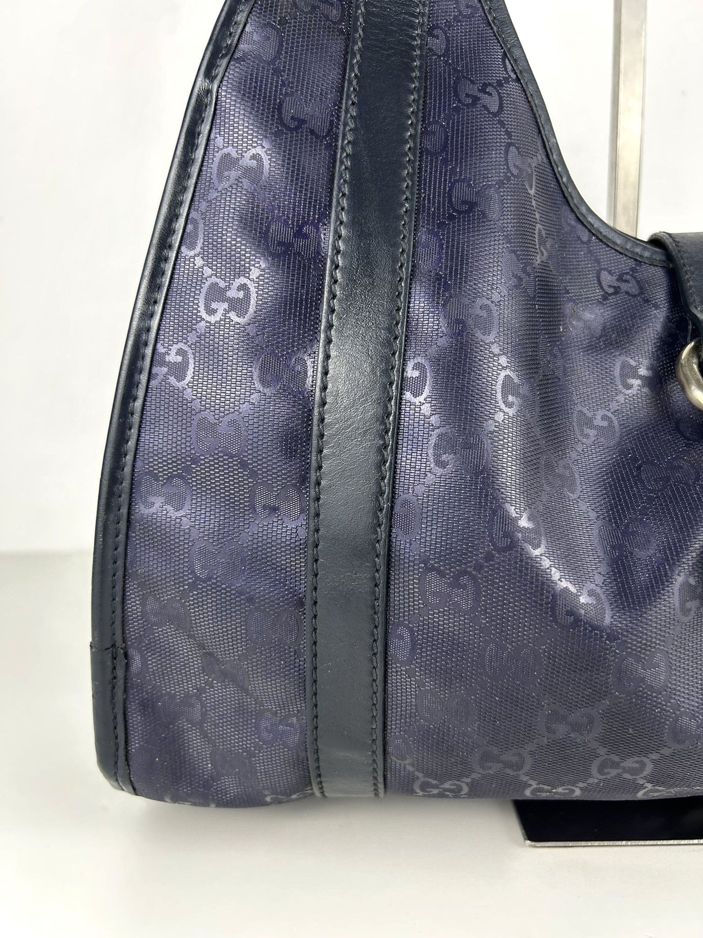 Gucci Jackie gg monogram coated canvas handbag