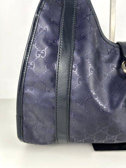 Gucci Jackie gg monogram coated canvas handbag