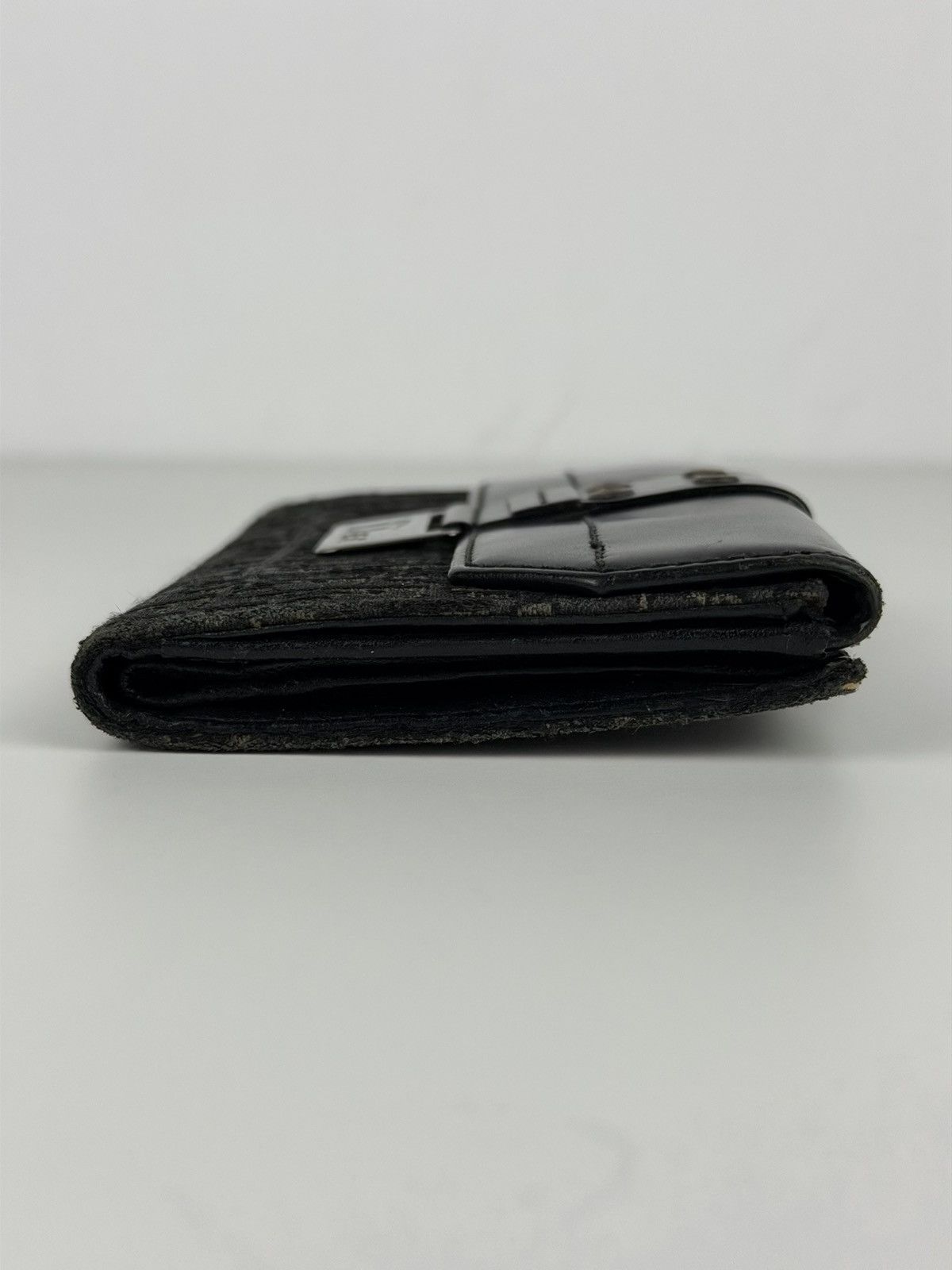 Dior John Galliano era street chic monogram long trifold wallet