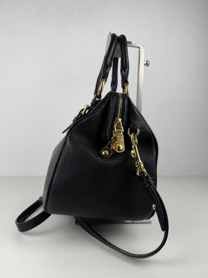 Miu miu madras leather mini boston bag