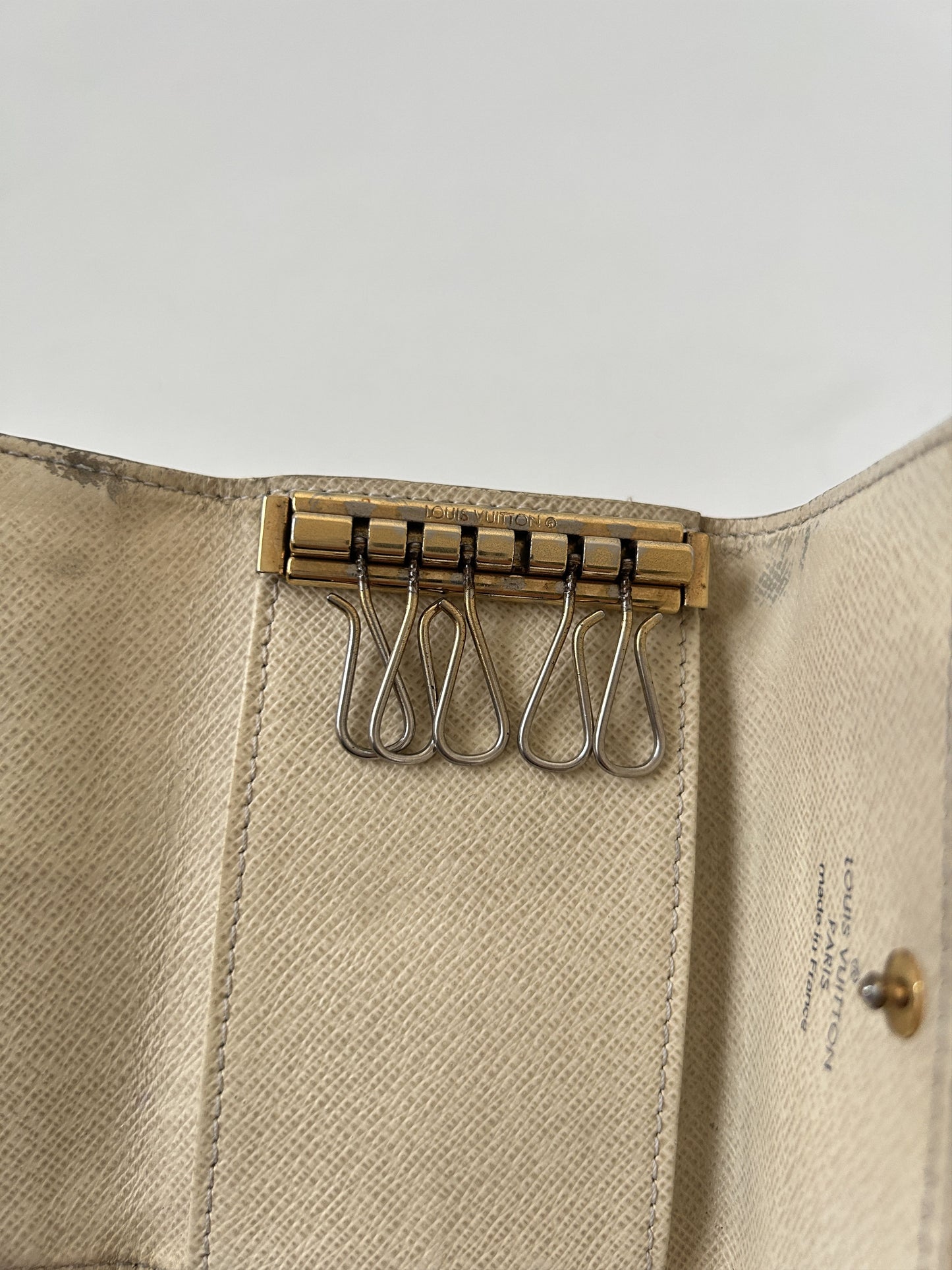 Louis Vuitton damier azur key holder