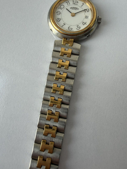 Vintage 1990s Hermes profile watch