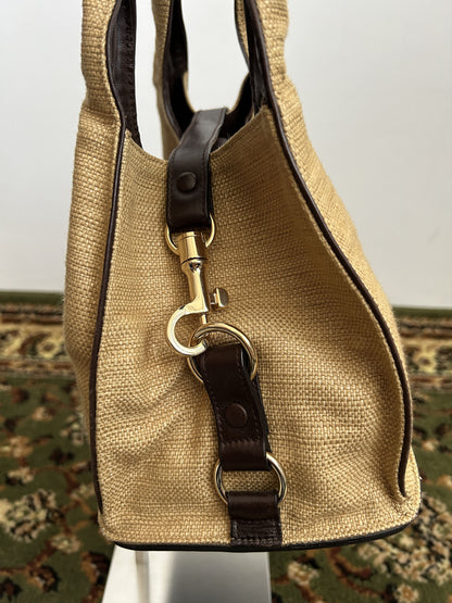 Bottega Veneta intrecciato leather hobo handbag in brown