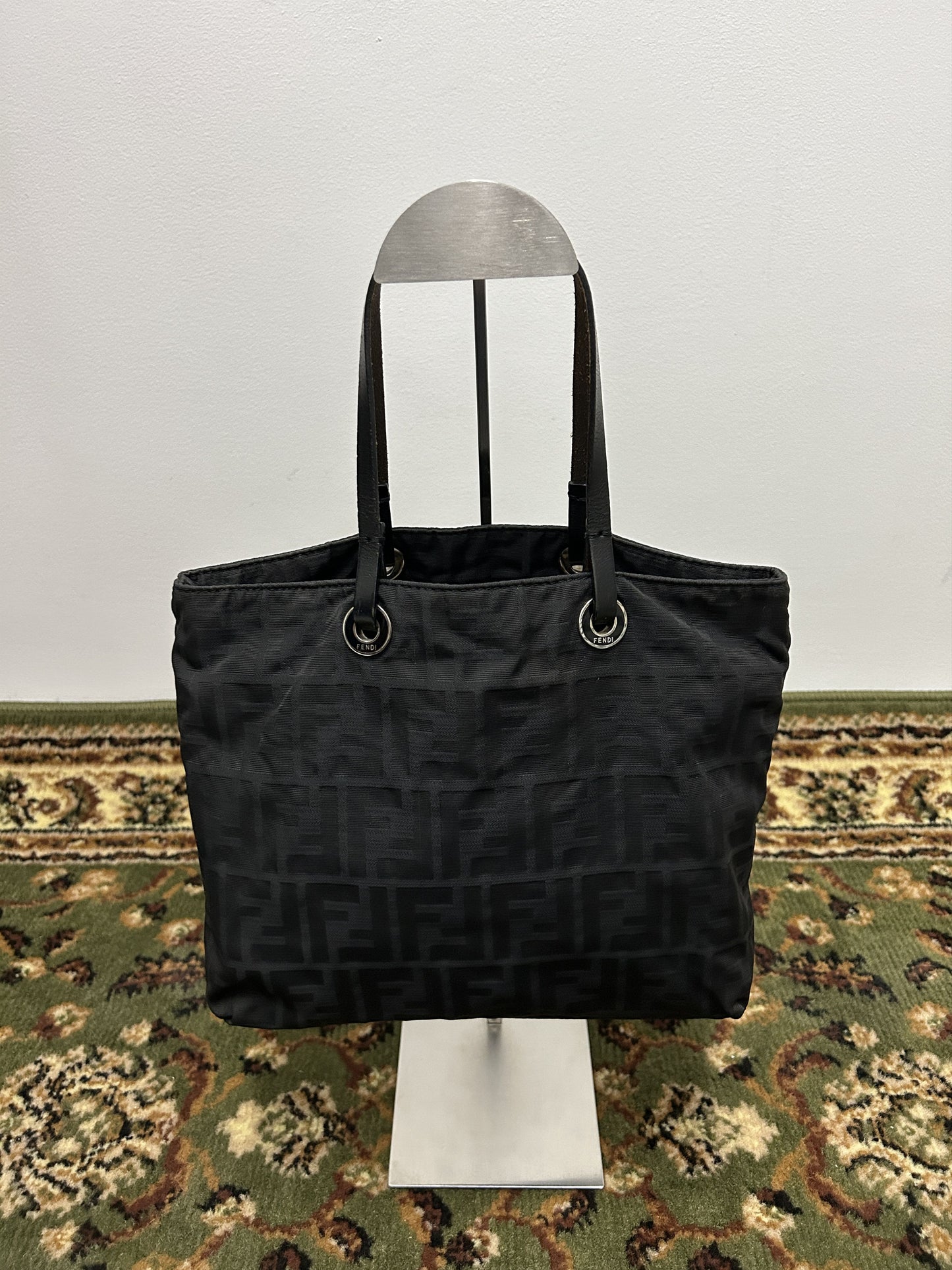 Vintage y2k fendi ff zucchino monogram tote bag