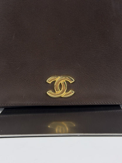 Vintage Chanel CC flap handbag