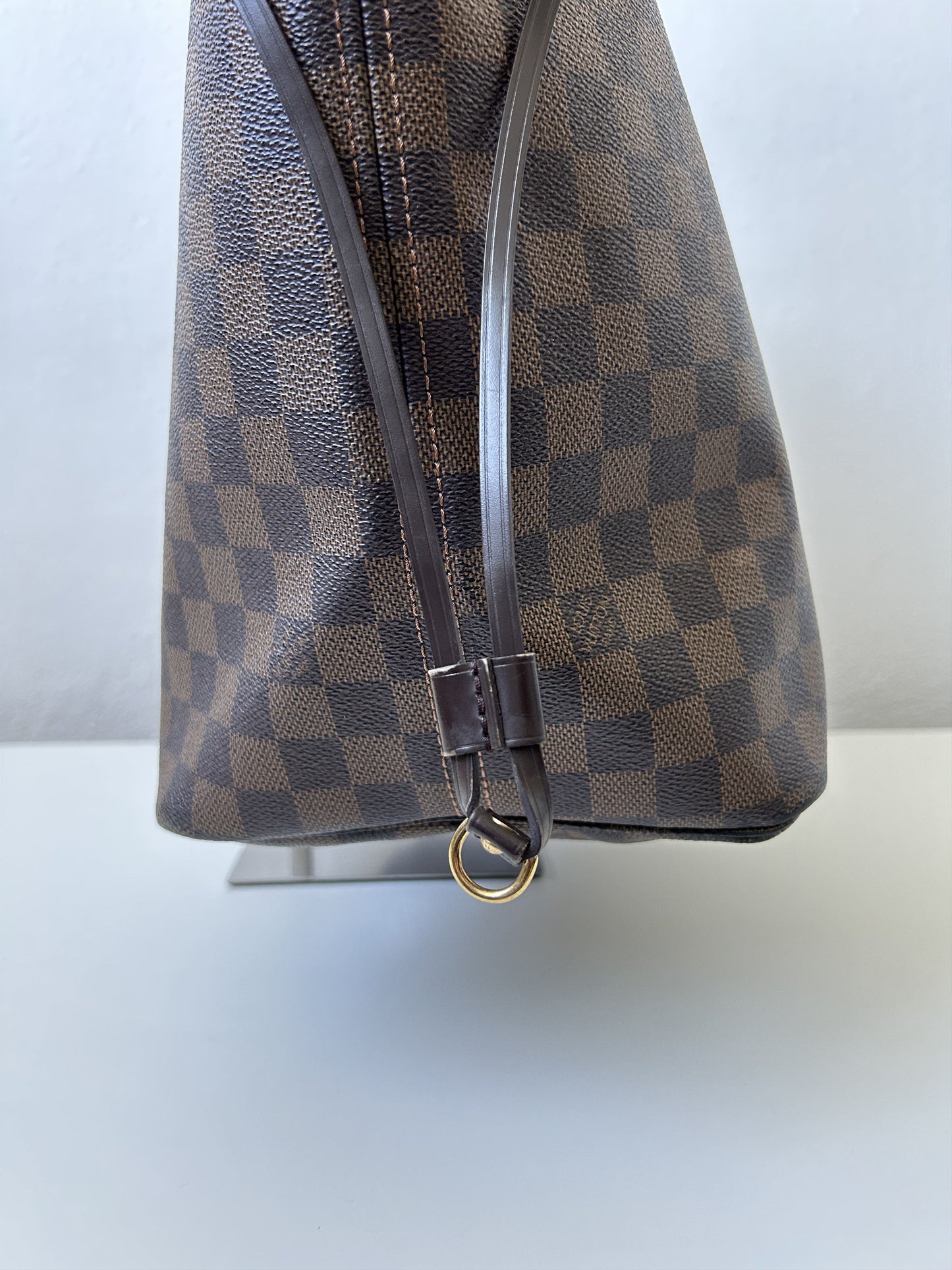 Louis vuitton damier ebene neverfull GM tote bag