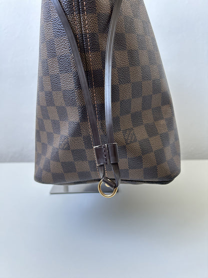 Louis vuitton damier ebene neverfull GM tote bag